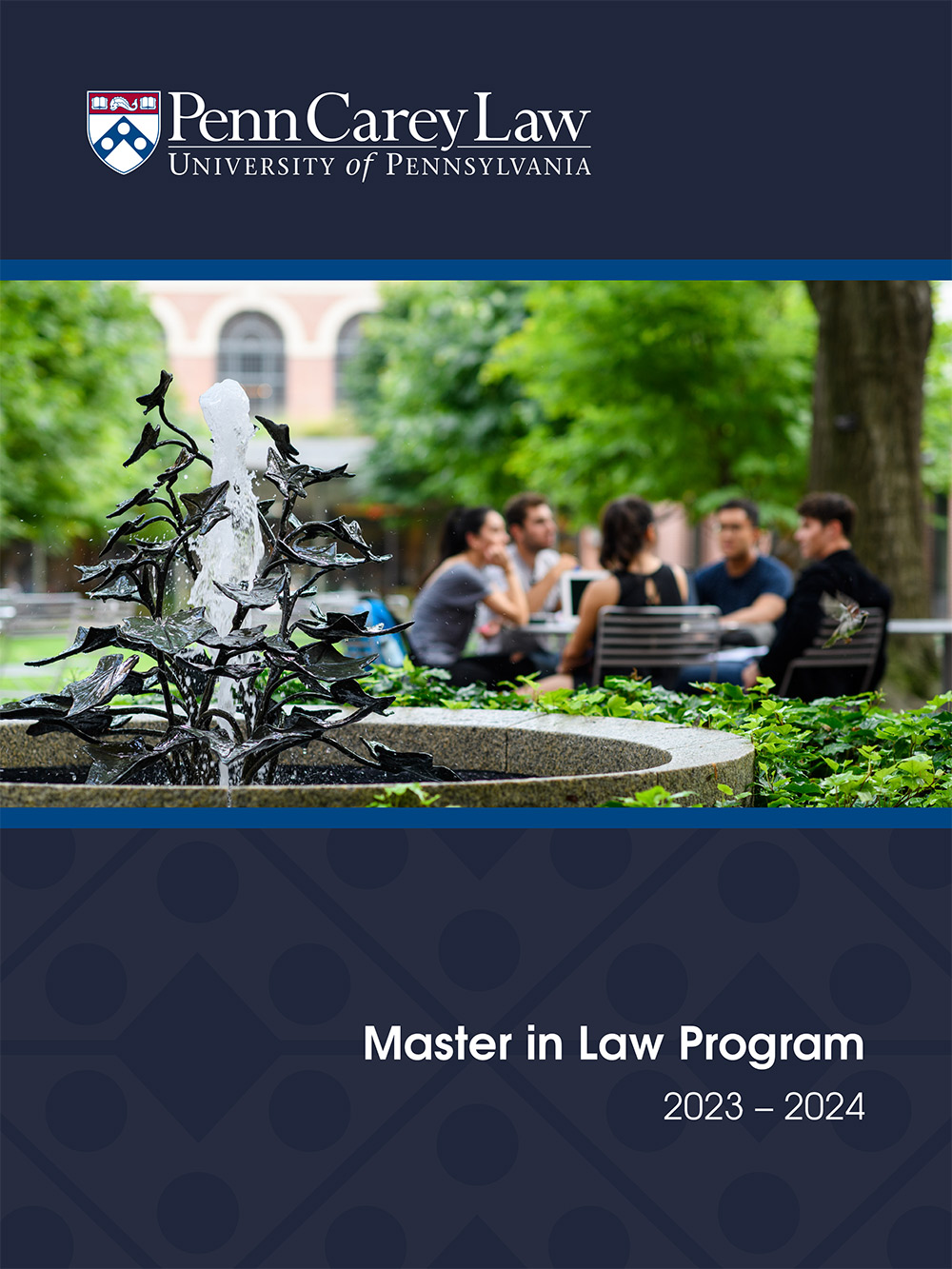 Penn Carey Law Master in Law Degree Viewbook 2023-2024 cover